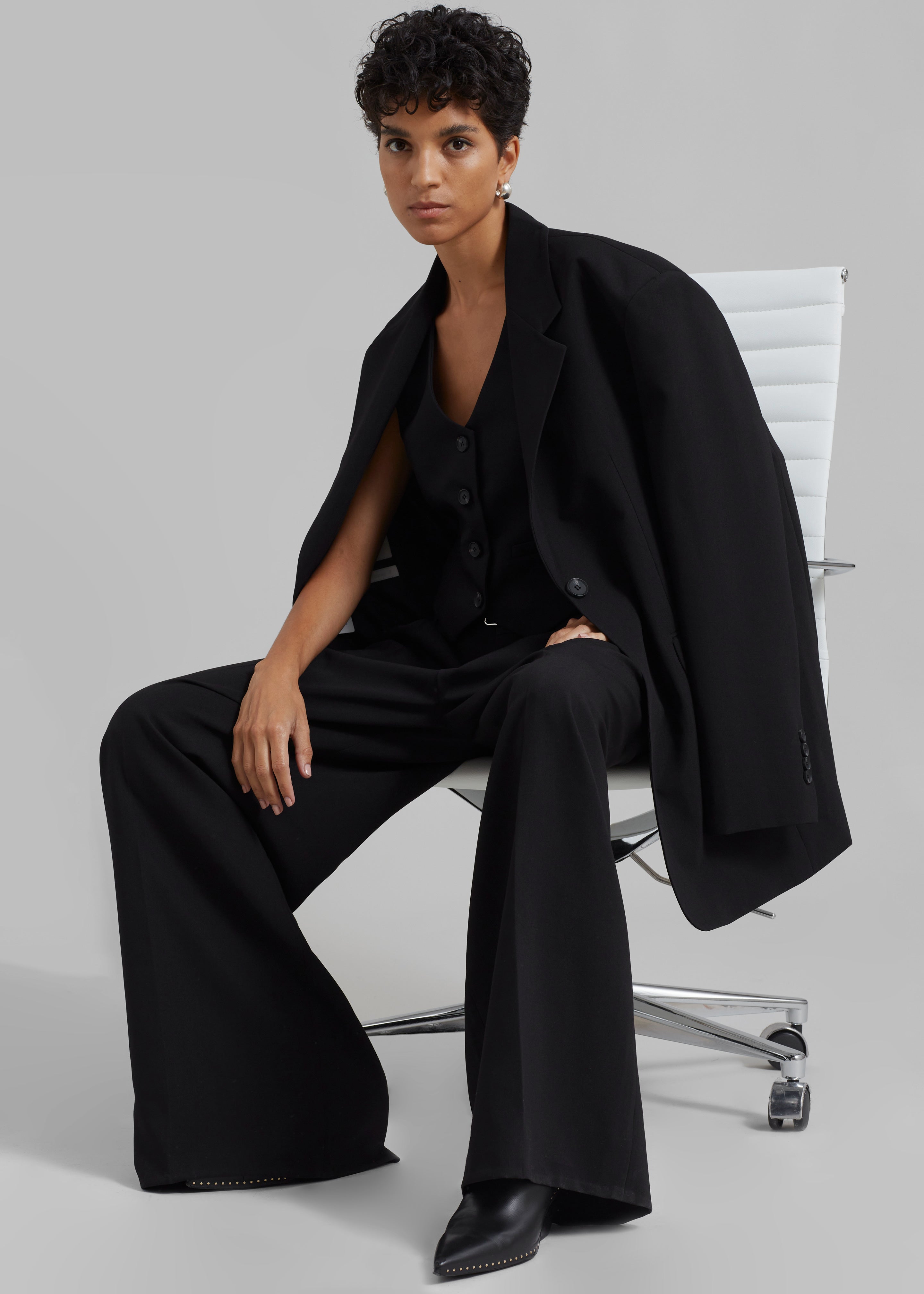 HauteParis™|Lillian Blazer - Black