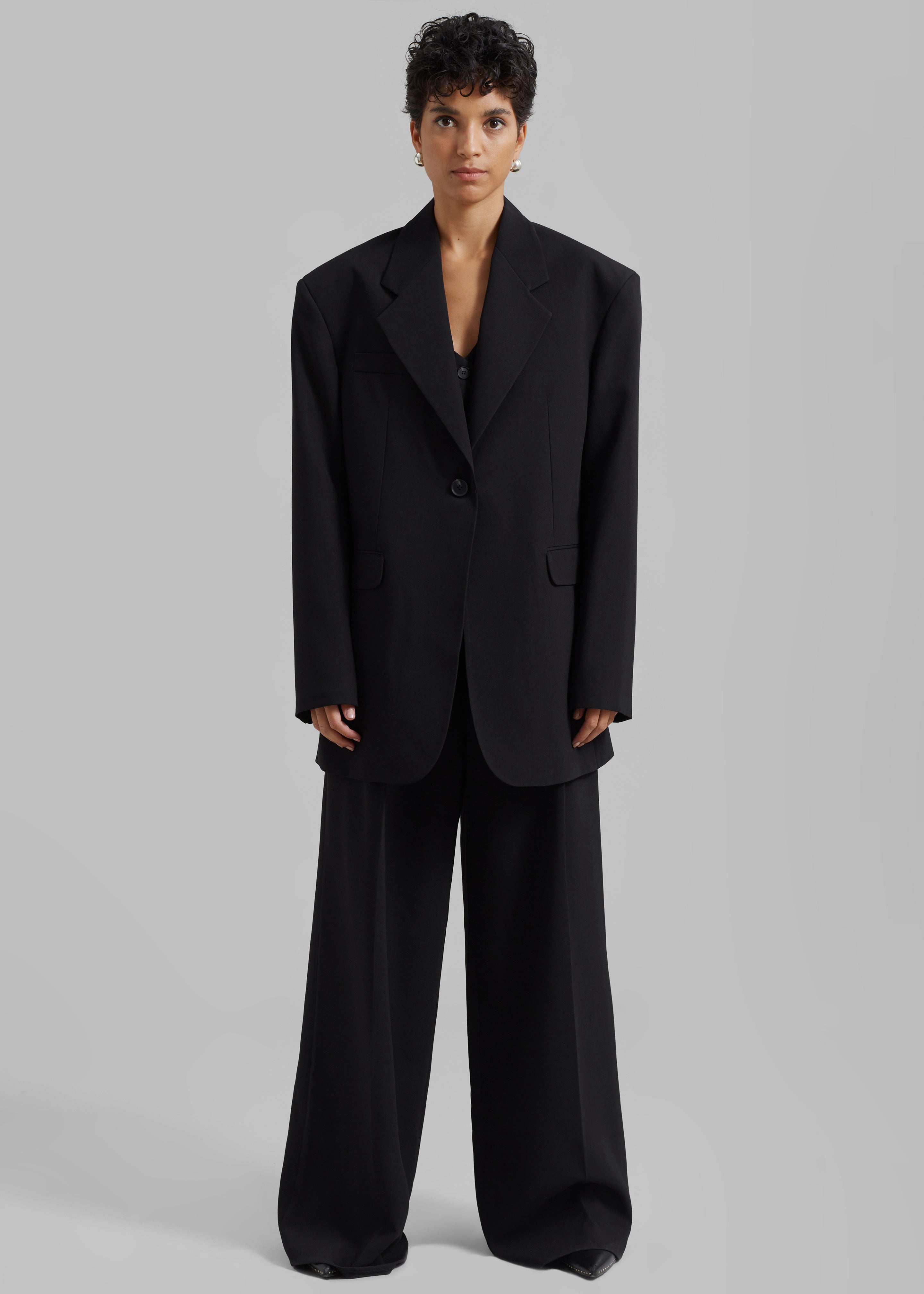 HauteParis™|Lillian Blazer - Black