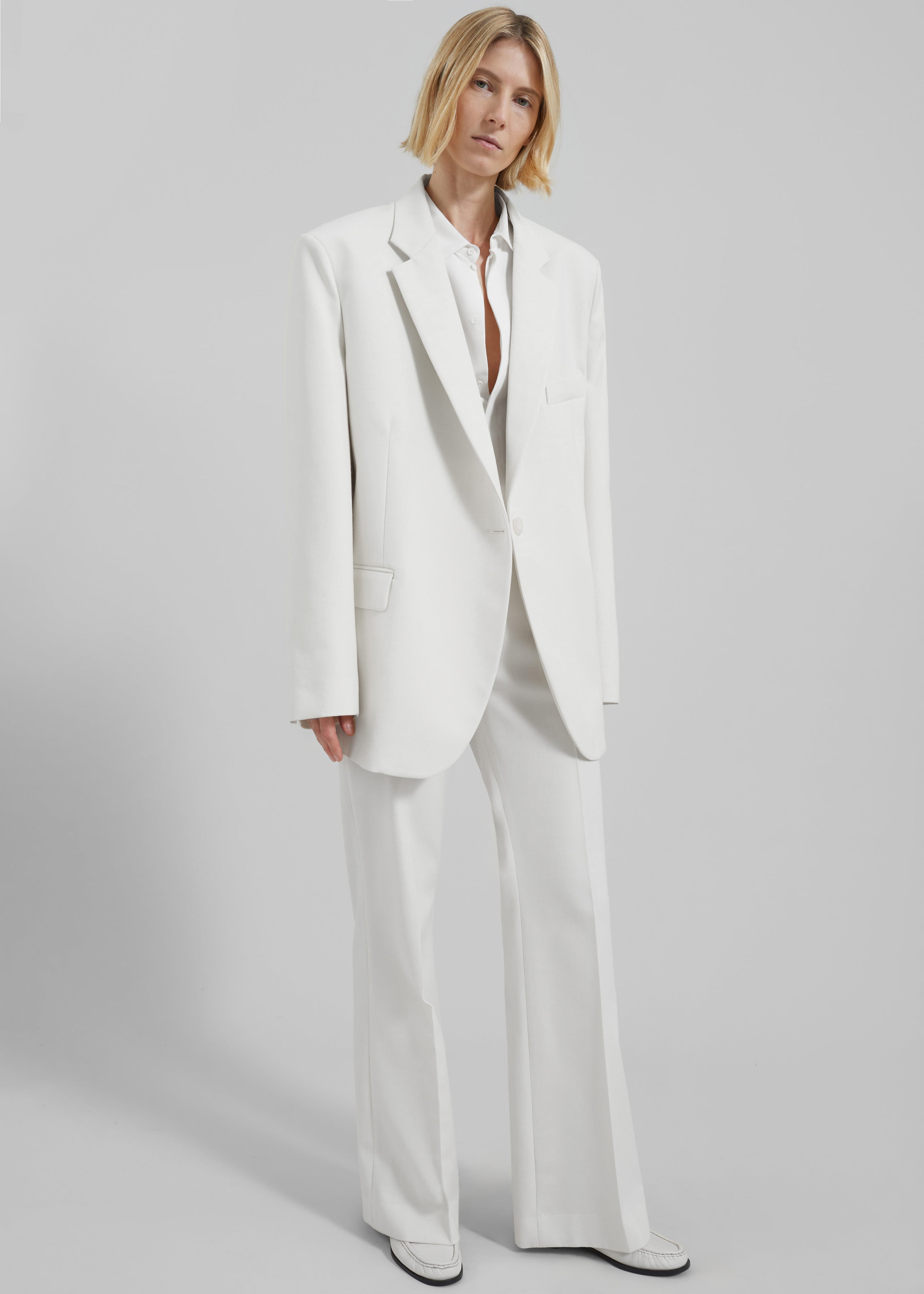 HauteParis™|Lyra Blazer - Blanc