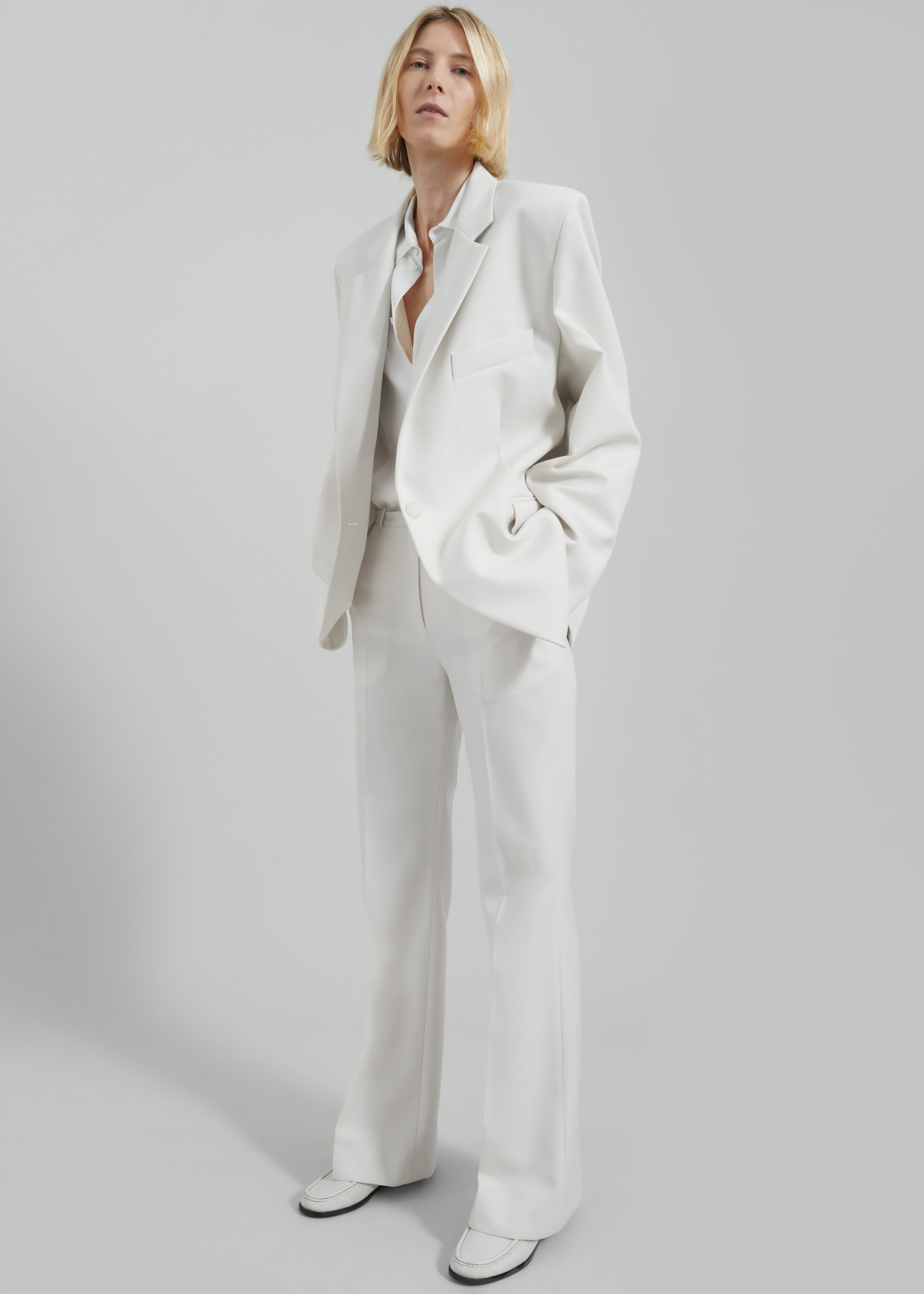 HauteParis™|Lyra Blazer - White 